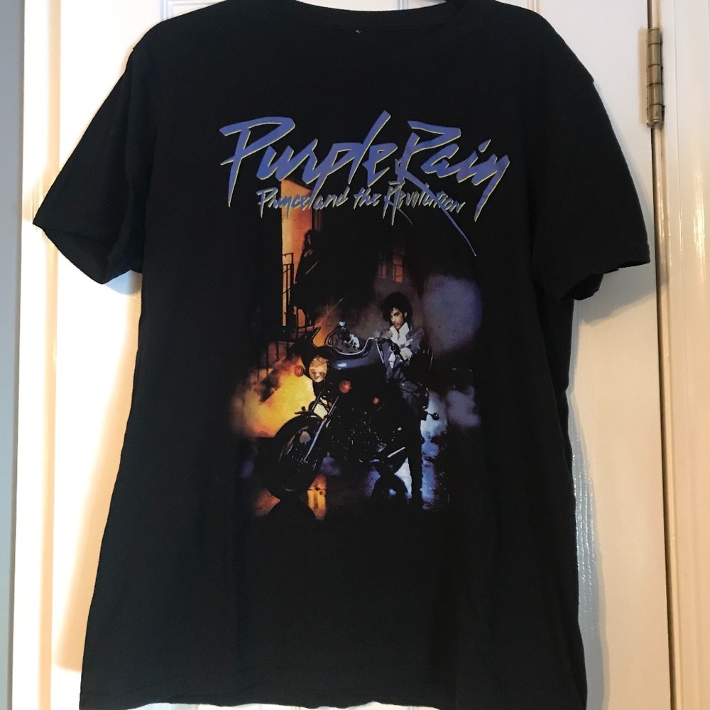 Prince Purple Rain Short Sleeve Graphic T-Shirt